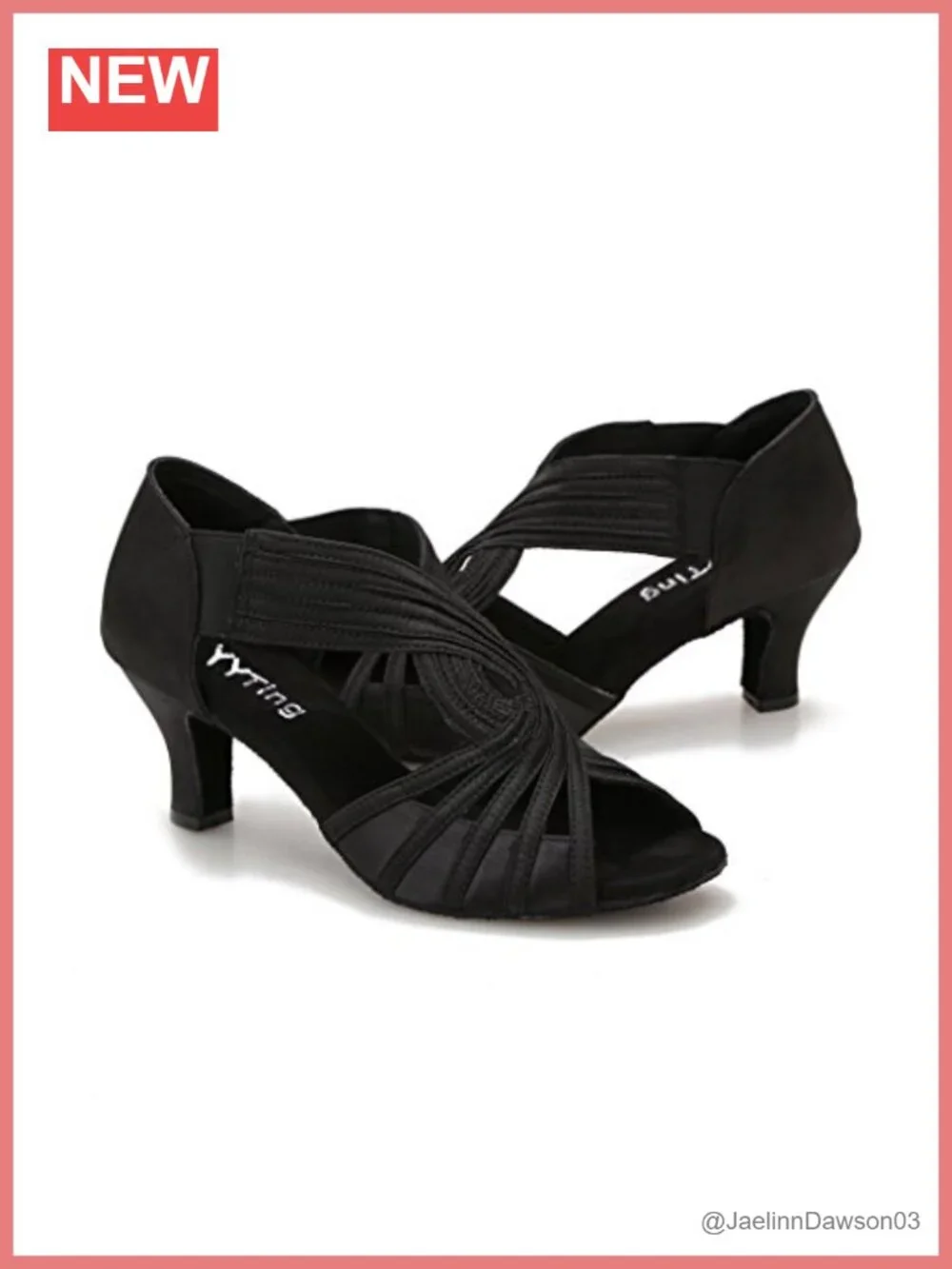 Women's Latin Dance Heels Satin Suede Ballet Practice Shoes 2.5